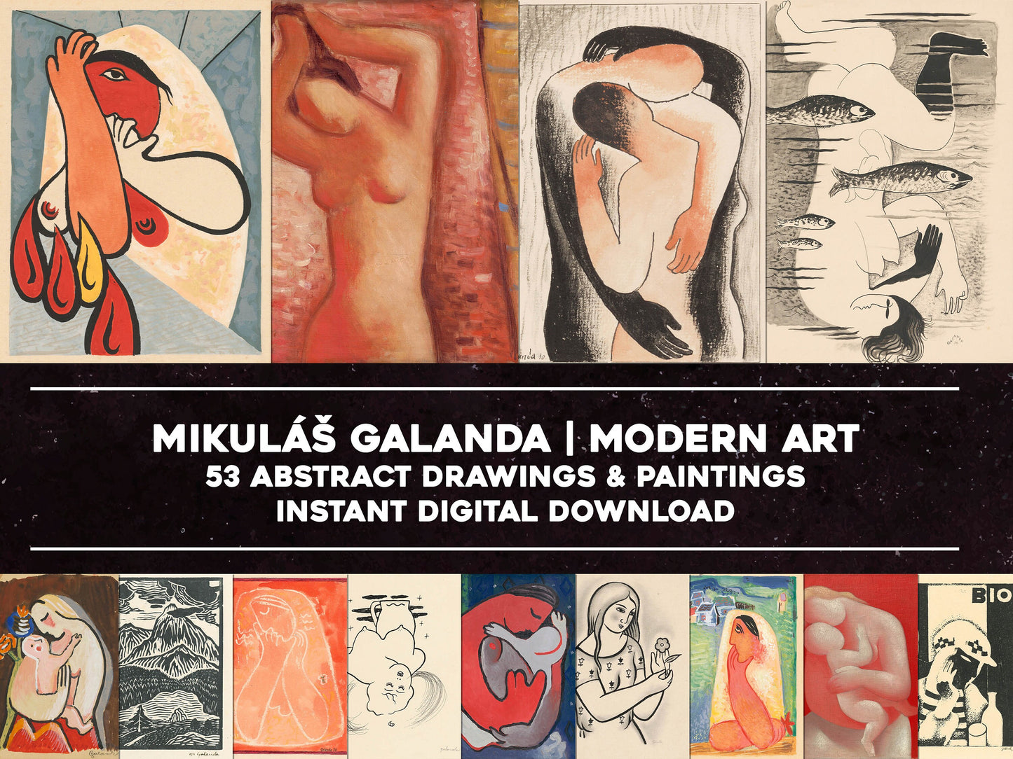 Mikulas Galanda Expressionist Artworks [53 Images]