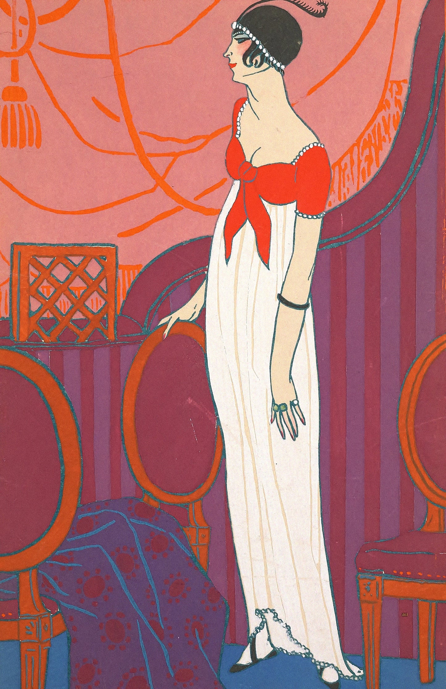 Georges Lepape Flapper Girl Artworks [12 Images]