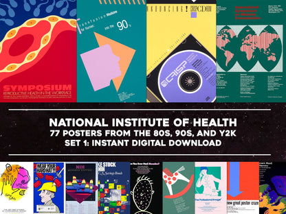 Retro Health Posters 70s 80s 90s Set 1 [77 Images]