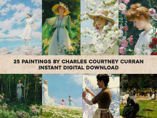 Charles Courtney Curran Impressionist Paintings [25 Images]