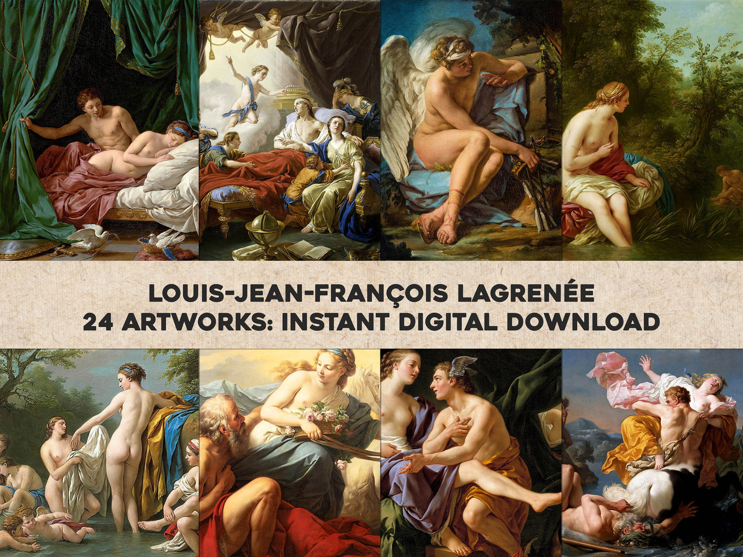 Louis Lagrenee Neo Classical Paintings [24 Images]