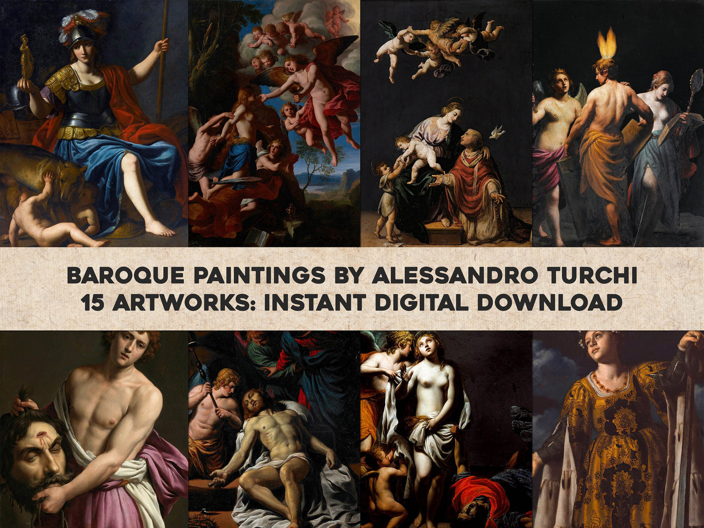 Alessandro Turchi Baroque Paintings [15 Images]
