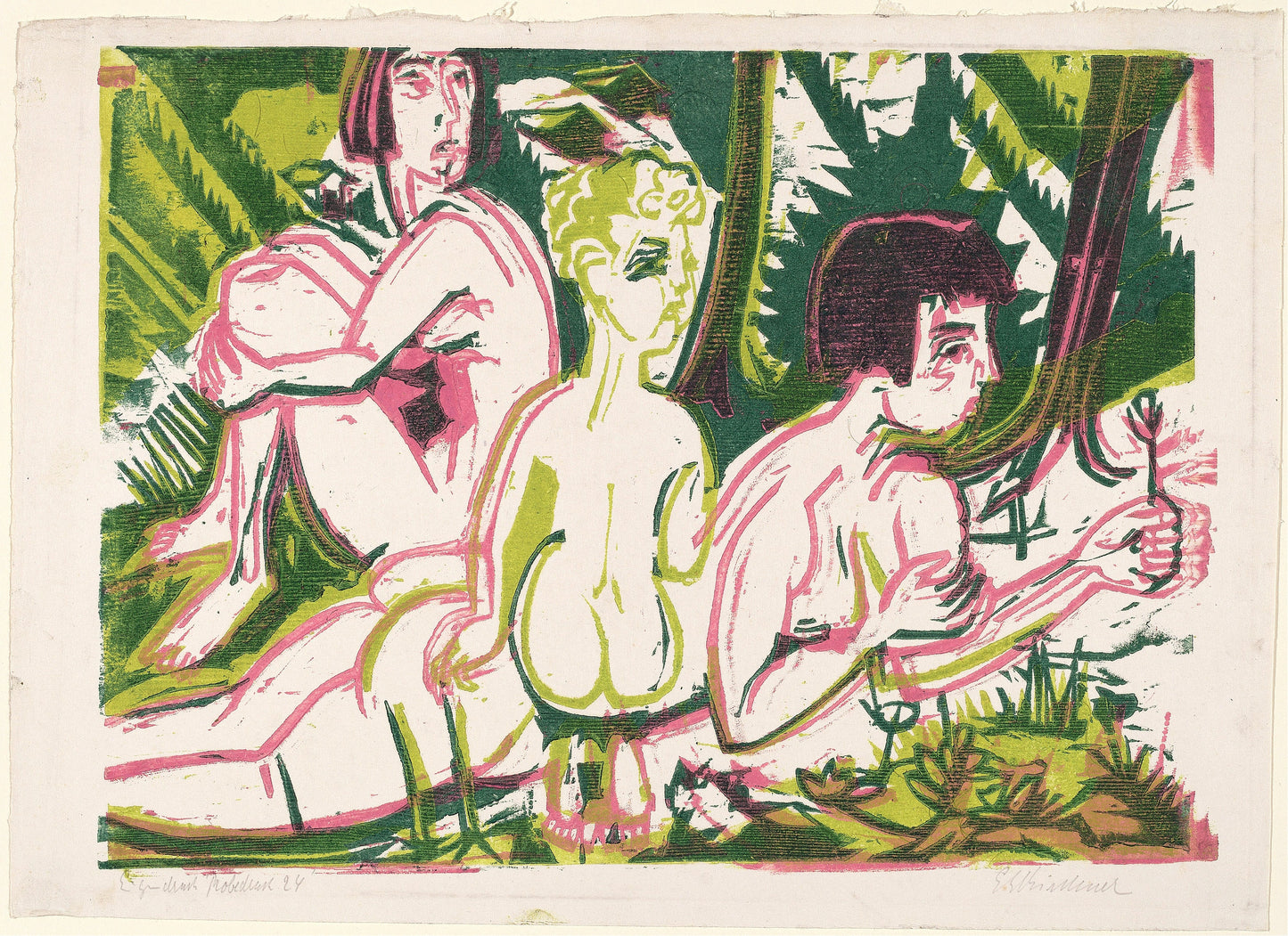 Ernst Ludwig Kirchner Expressionist Artworks Set 2 [25 Images]
