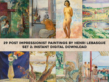 Henri Lebasque Fauvist Paintings Set 2 [29 Images]