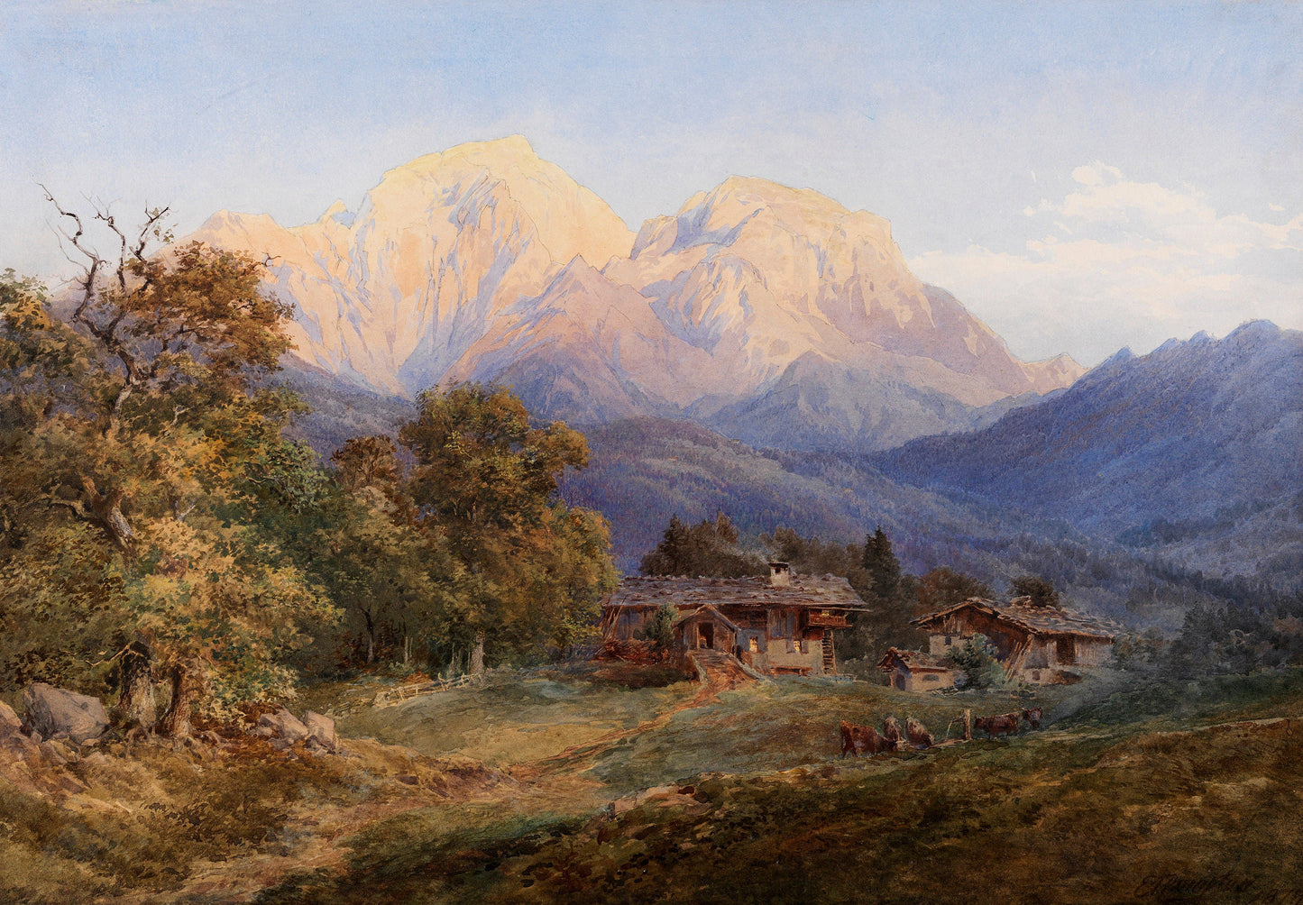 Edward Compton Mountain Landscape Paintings Set 2 [26 Images]