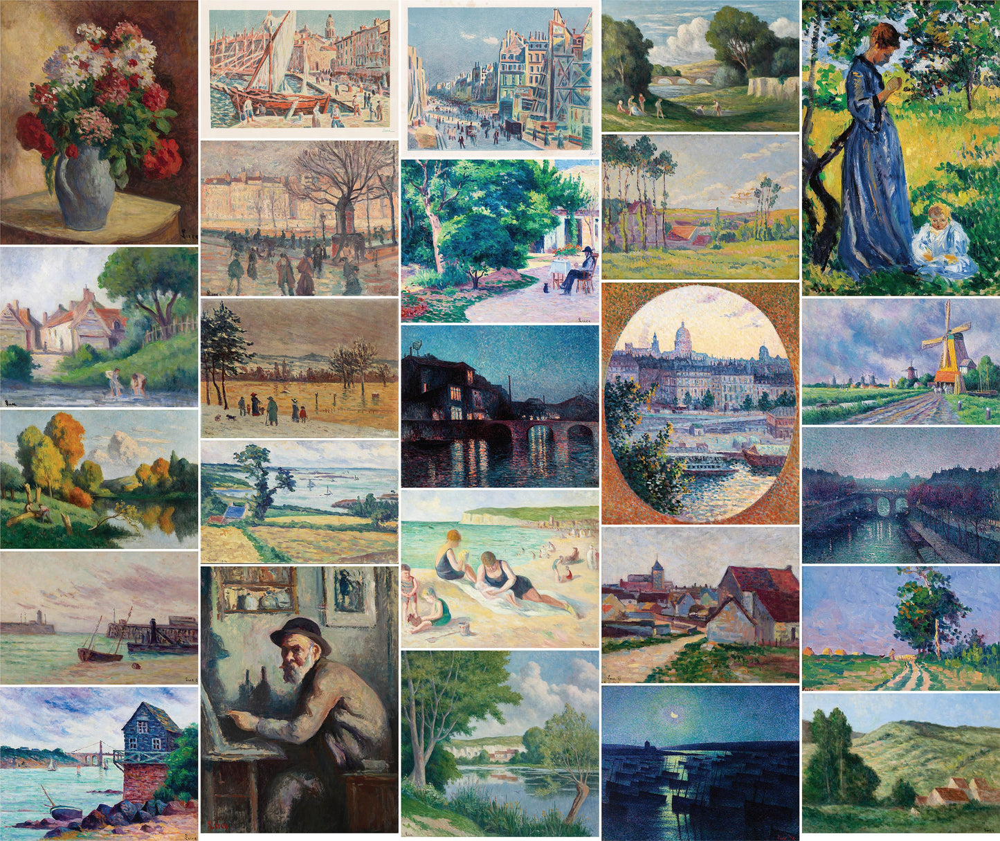 Maximilien Luce Post Impressionist Paintings Set 2 [25 Images]