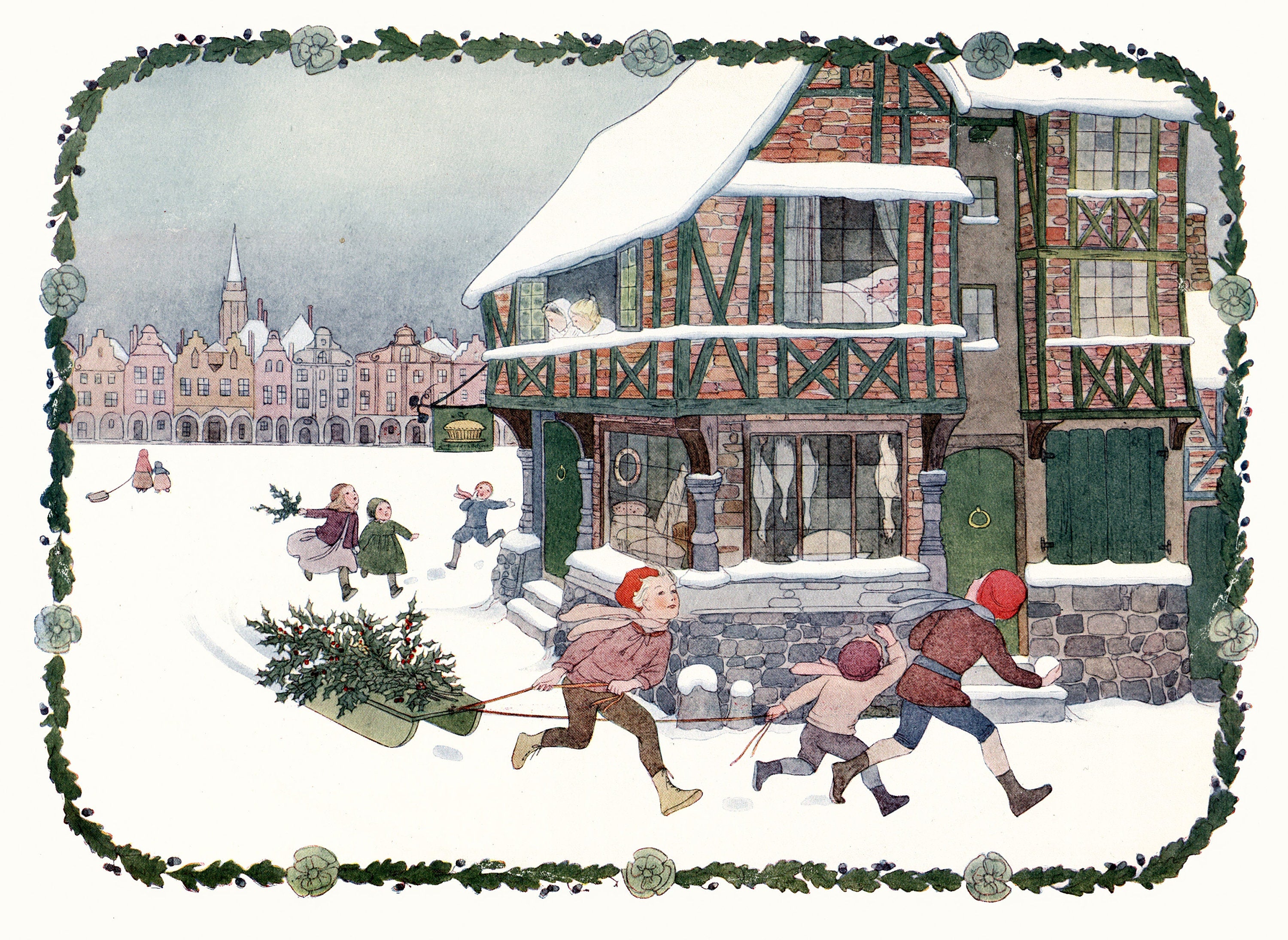 Little Songs of Long Ago Nursery Rhymes | Illustrated Book Images