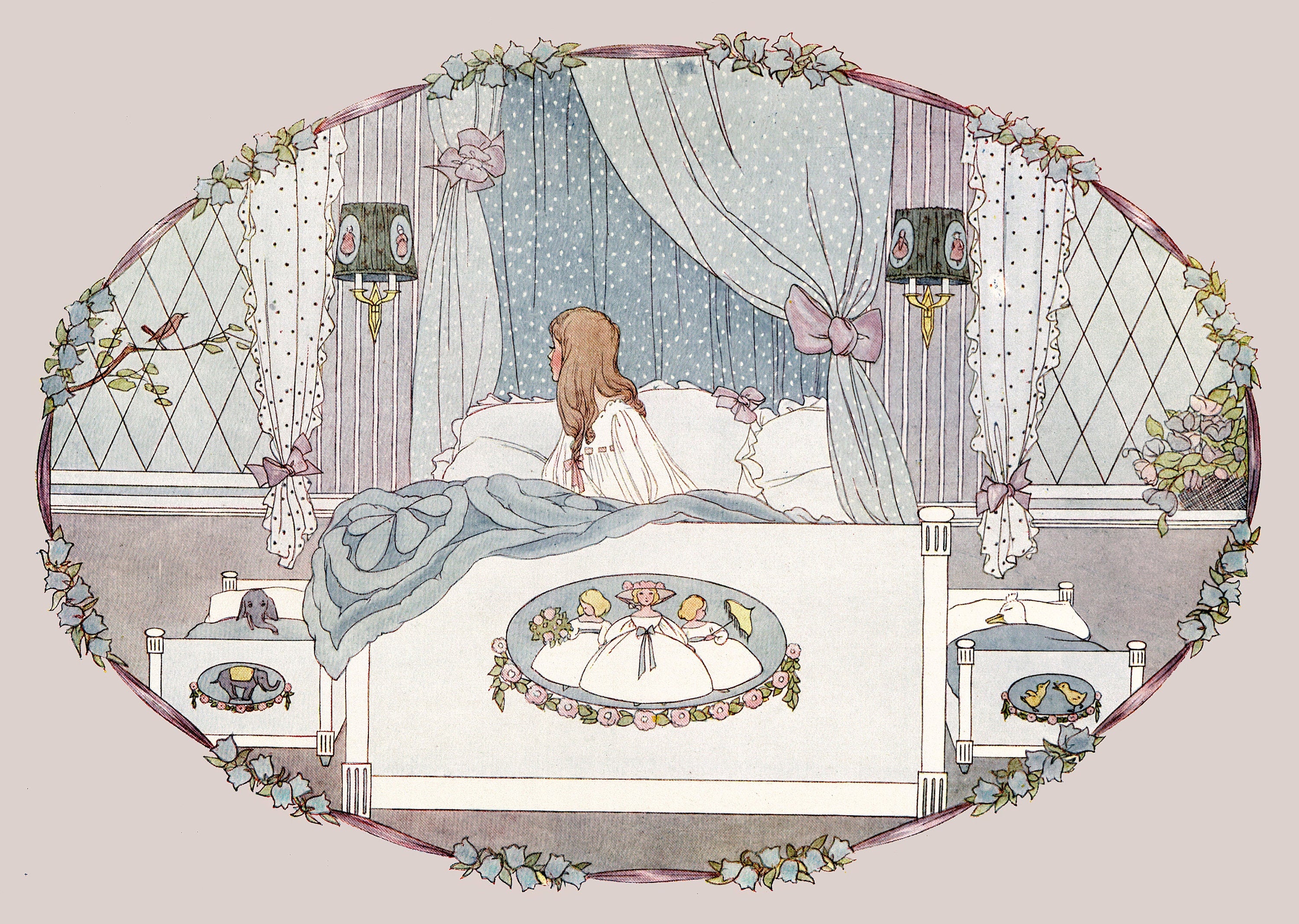 Little Songs of Long Ago Nursery Rhymes | Illustrated Book Images