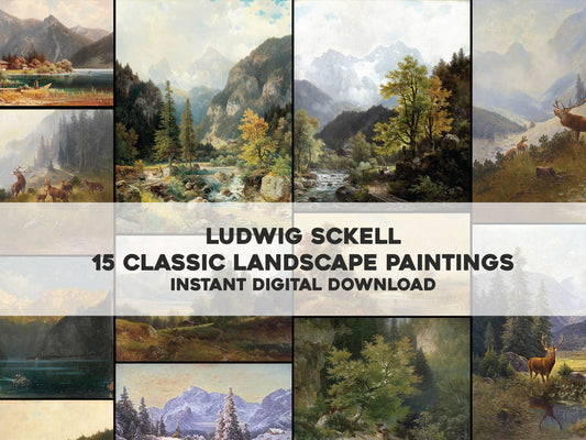 Wilhelm von Sckell Landscape Paintings [15 Images]