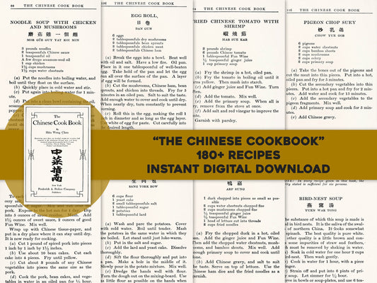 The Chinese Cookbook [191 Images]