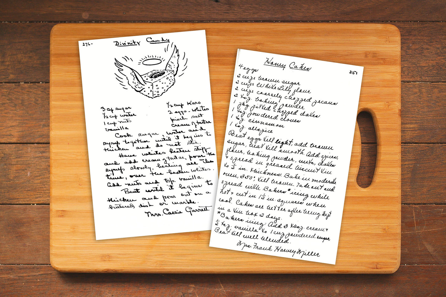 Southern Cooking Handwritten Recipes Set 2 [138 Images]