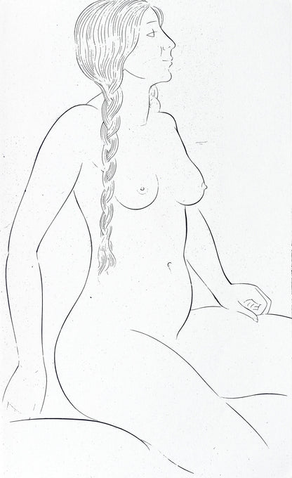 Eric Gill 25 Nudes Figurative Line Drawing [52 Images]