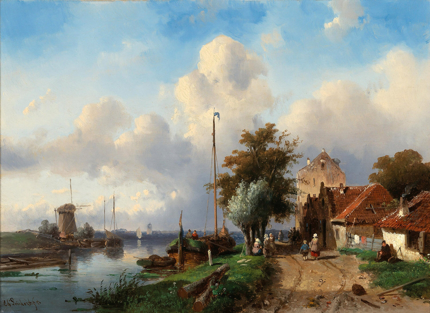 Charles Leickert Landscape Paintings [17 Images]