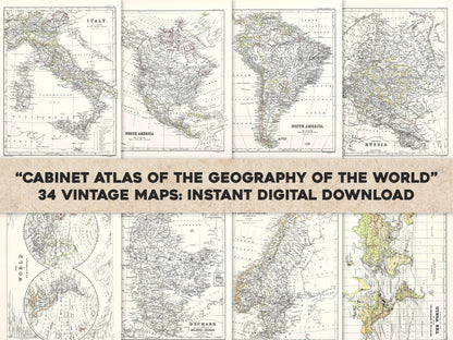 Cabinet Atlas of the Actual Geography of the World [34 Images]