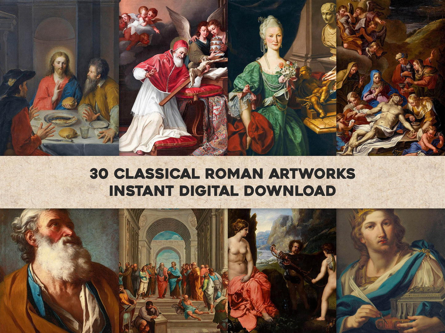 The Roman School Baroque Paintings [30 Images]