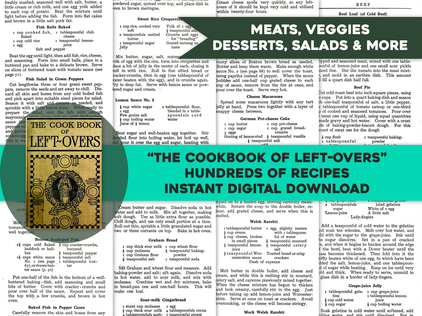 The Cookbook of Leftovers Hundreds of Recipes
