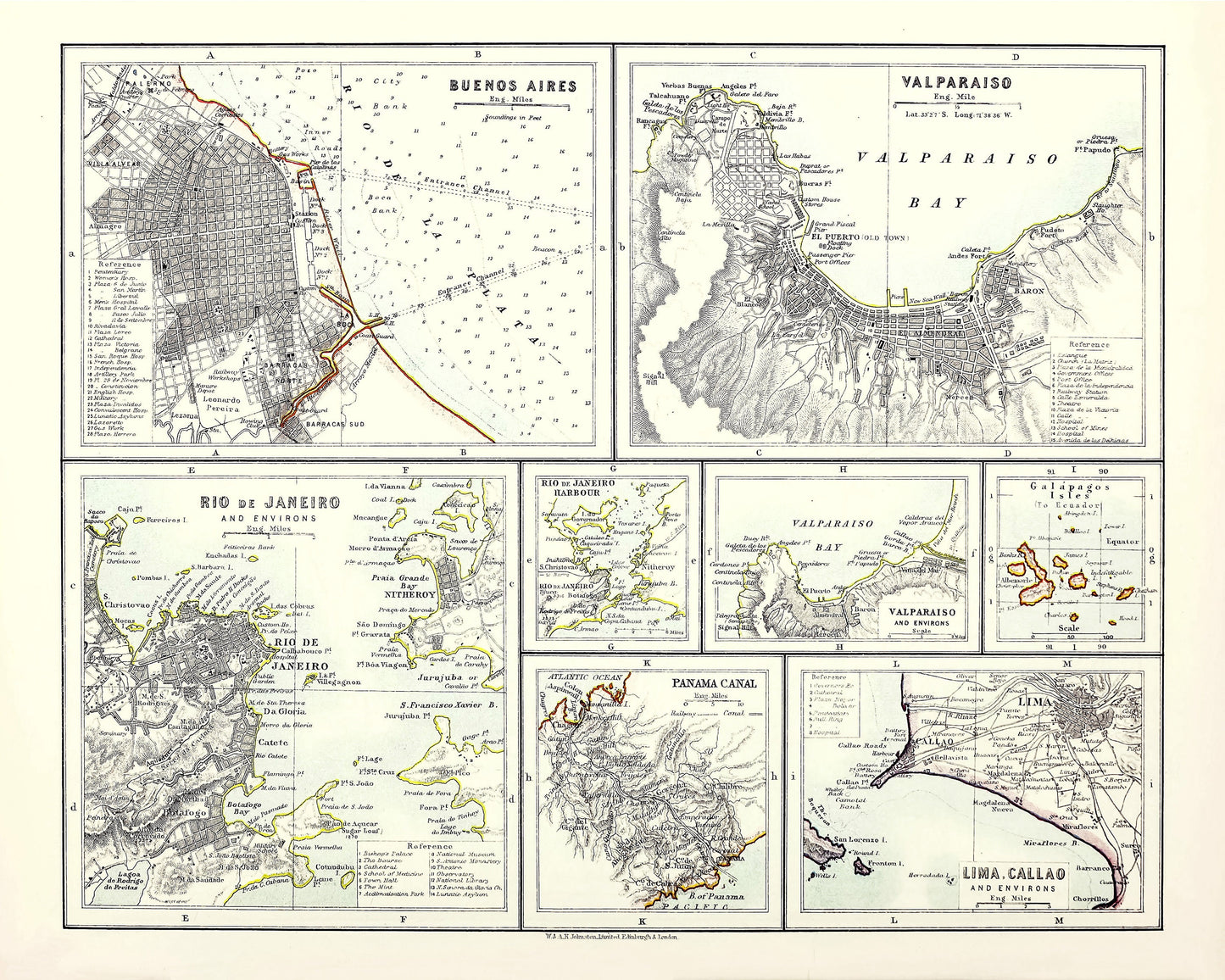 The World Wide Atlas of Modern Geography South & Central America [14 Images]