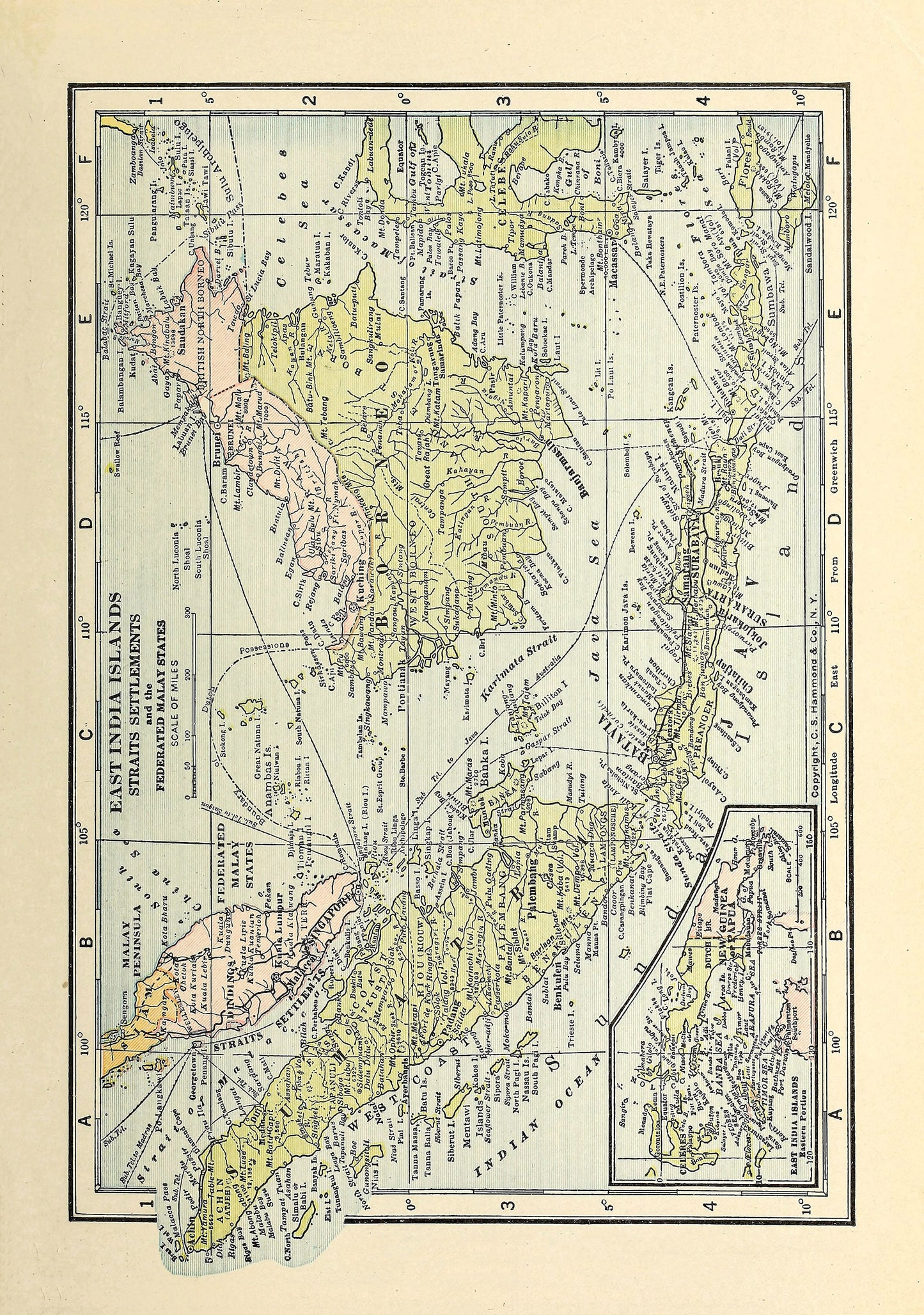 1923 Atlas of the World and Gazetteer Set 1 [37 Images]