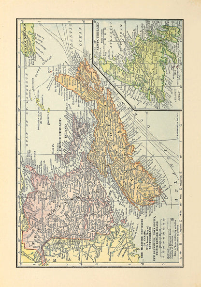 1923 Atlas of the World and Gazetteer Set 1 [37 Images]