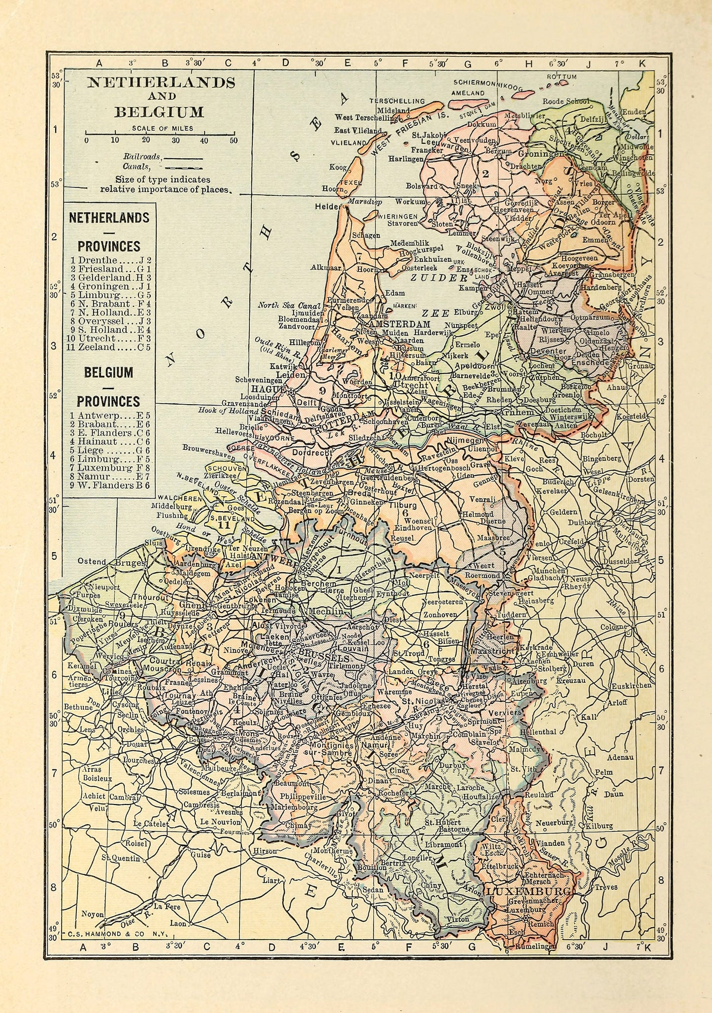 1923 Atlas of the World and Gazetteer Set 2 [37 Images]