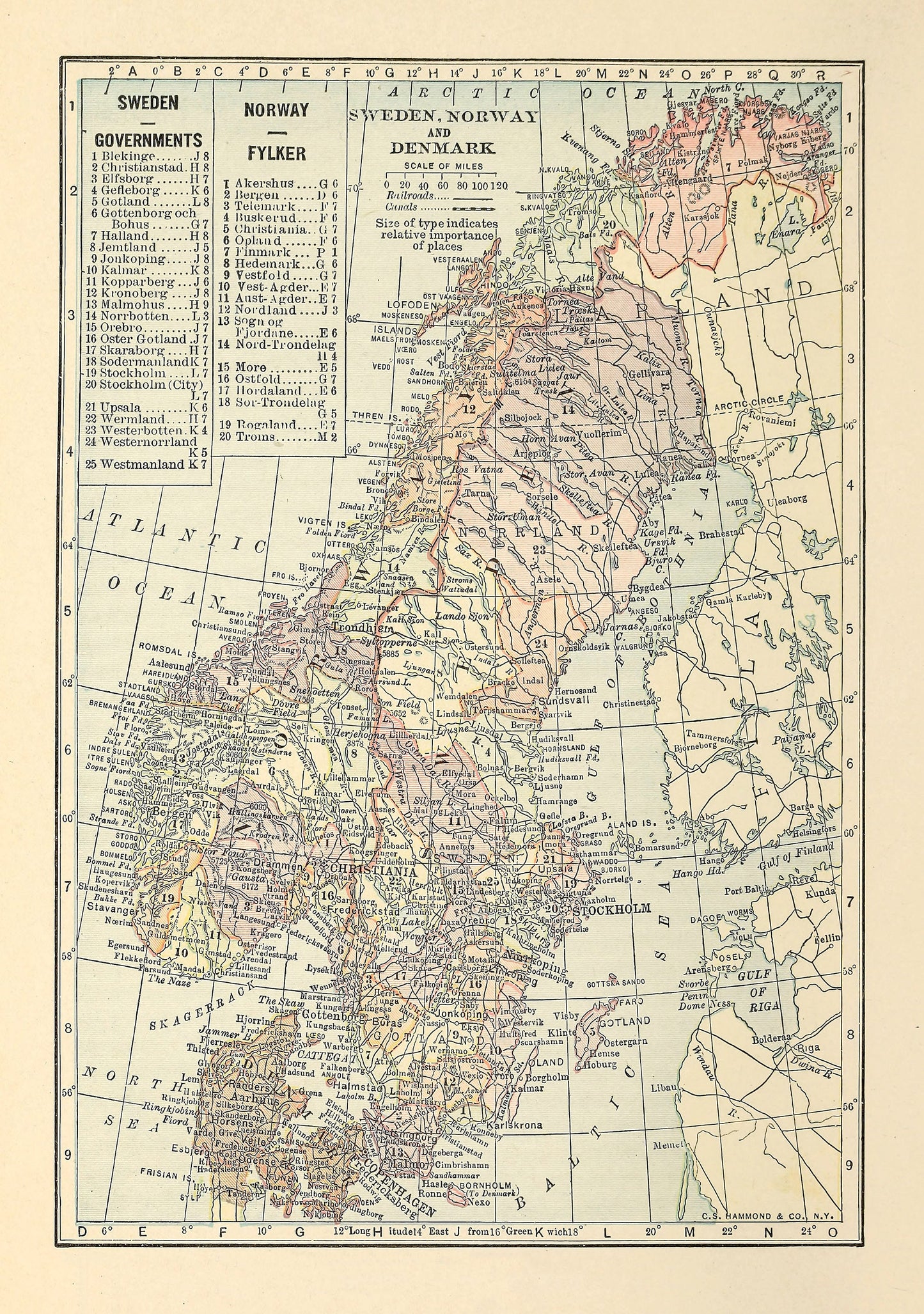 1923 Atlas of the World and Gazetteer Set 2 [37 Images]