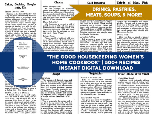 The Good Housekeeping Women's Home Cookbook [500+ Recipes]