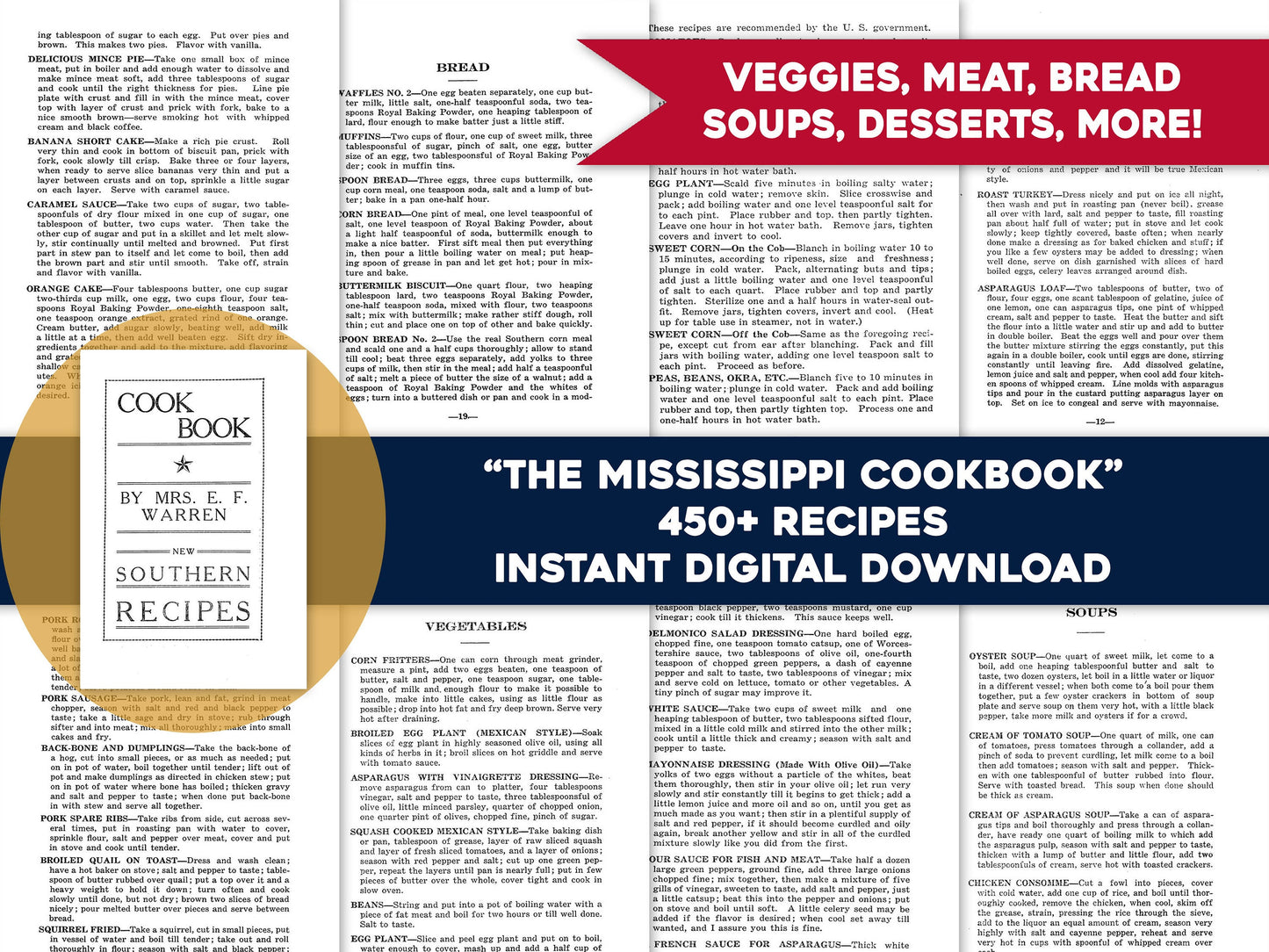 The Mississippi Cookbook [450+ Recipes]