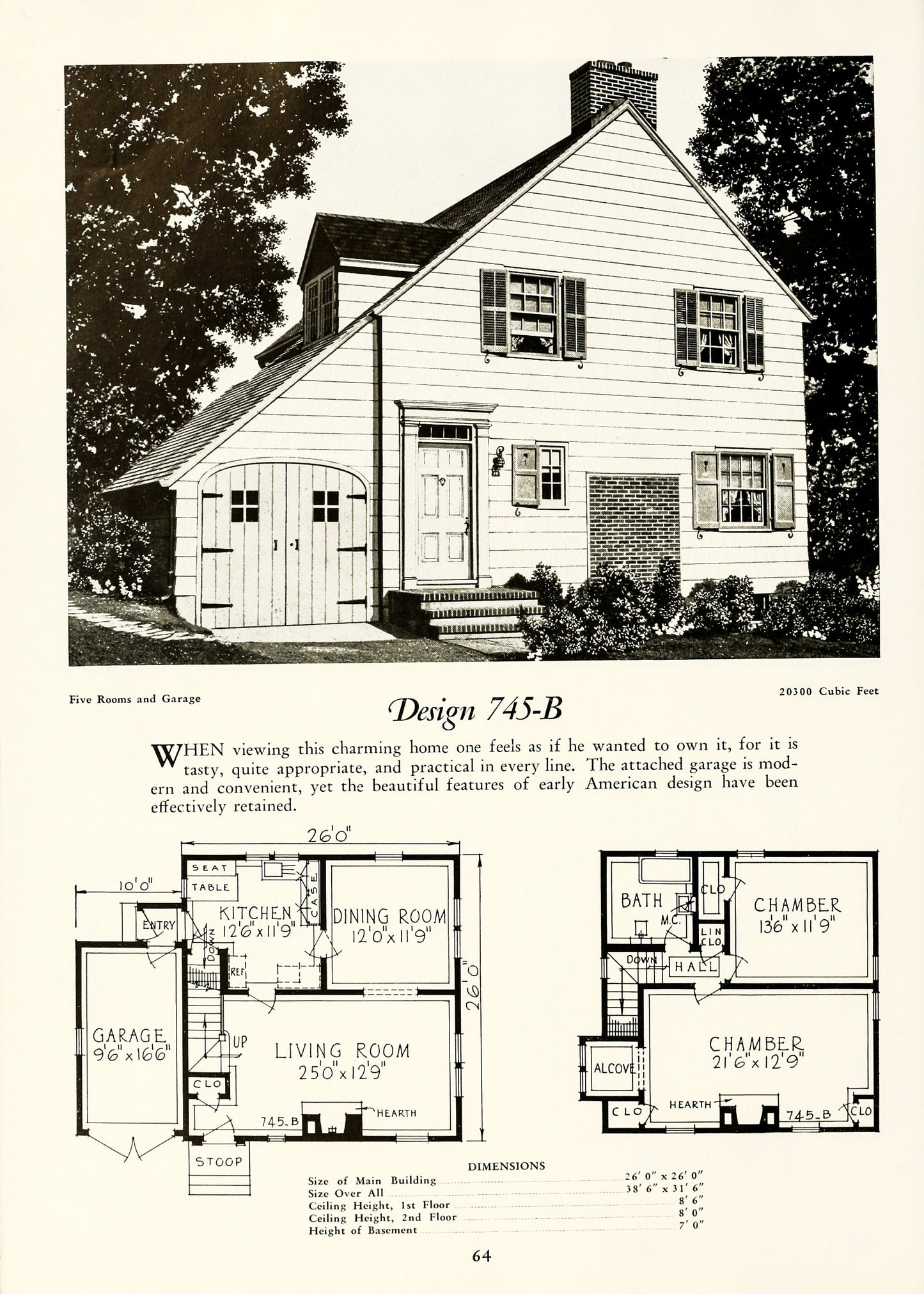 Modern American House Design Advertisements & Floor Plans Set 2 [40 Images]