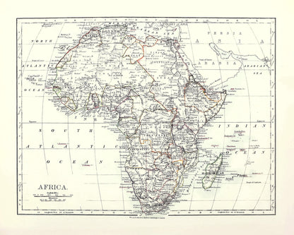 The World Wide Atlas of Modern Geography Africa & Middle East [19 Images]
