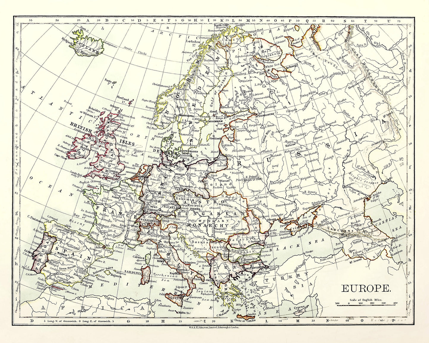 The World Wide Atlas of Modern Geography Europe [27 Images]