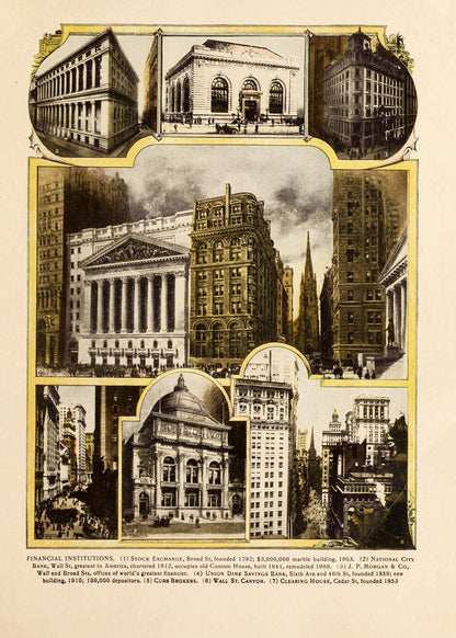 New York Vintage Color Type Postcards [24 Images]