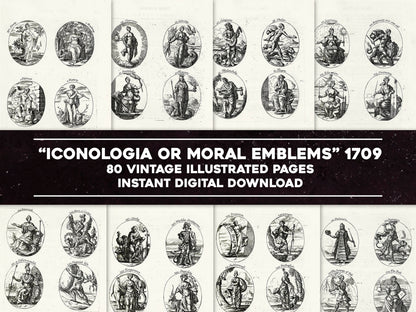 Moral Emblems Iconologia [80 Images]