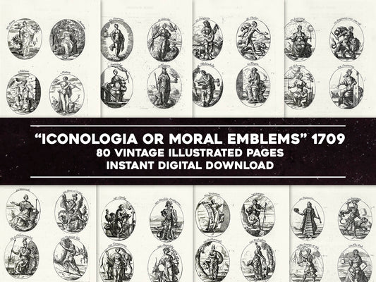 Moral Emblems Iconologia [80 Images]