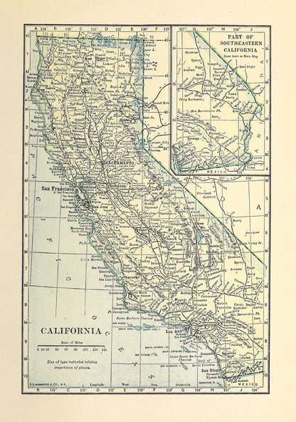 1923 Atlas of the World and Gazetteer Set 1 [37 Images]