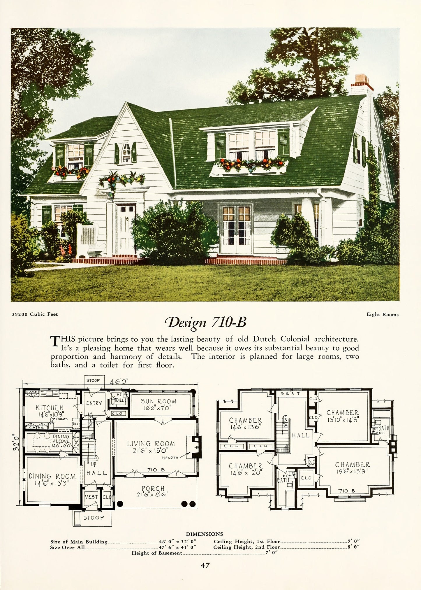 Modern American House Design Advertisements & Floor Plans Set 2 [40 Images]
