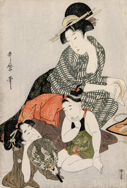 Kitagawa Utamaro Ukiyo-e Woodblock Prints Set 1 [31 Images]