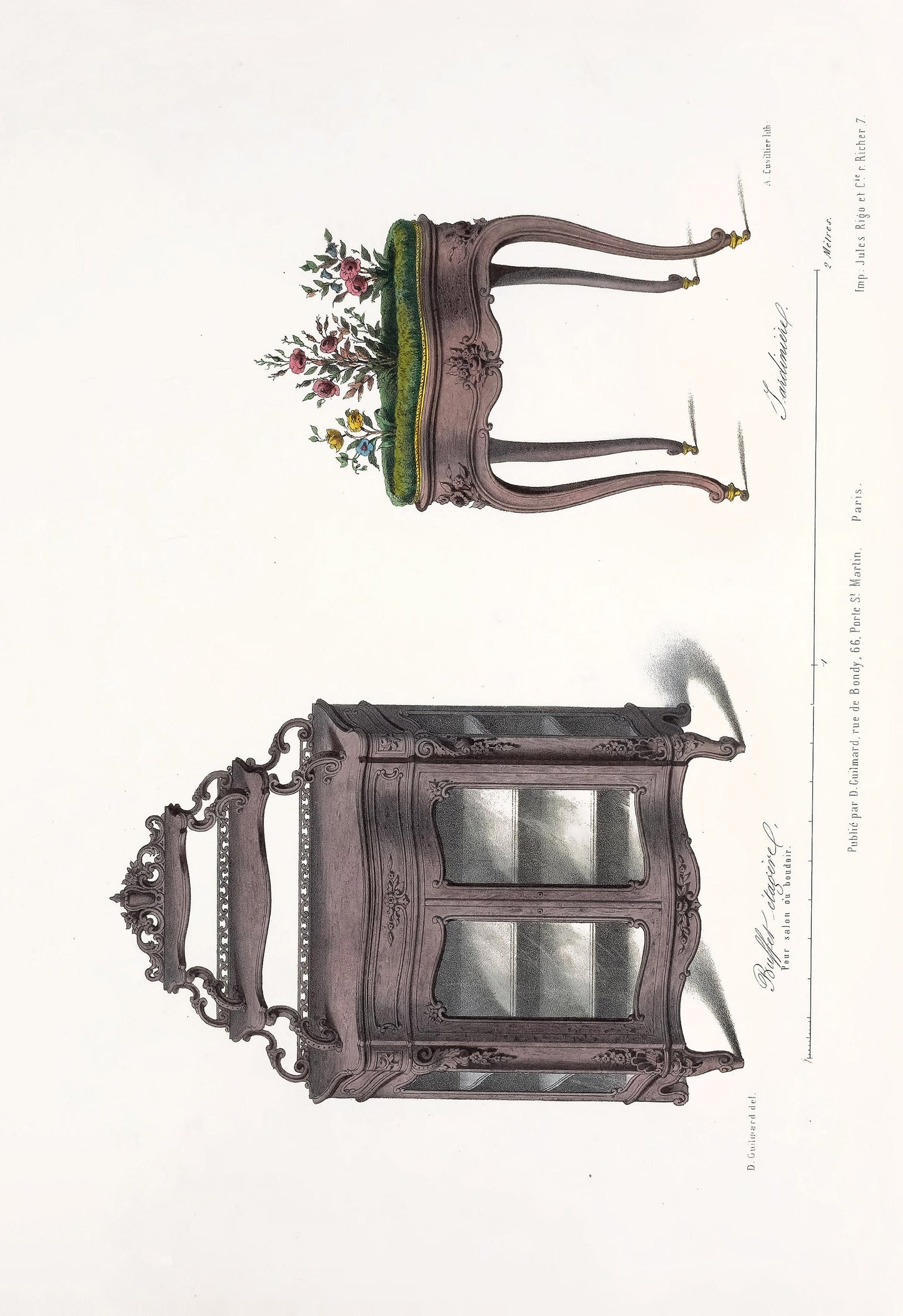 French Home Furniture & Decor Illustrations Set 2 [76 Images]