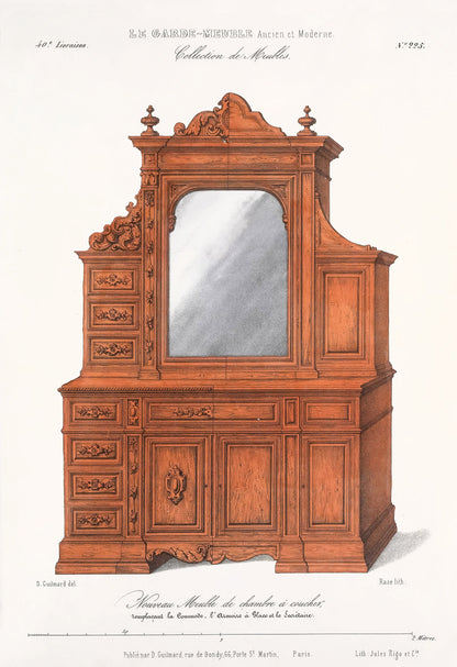 French Home Furniture & Decor Illustrations Set 3 [76 Images]