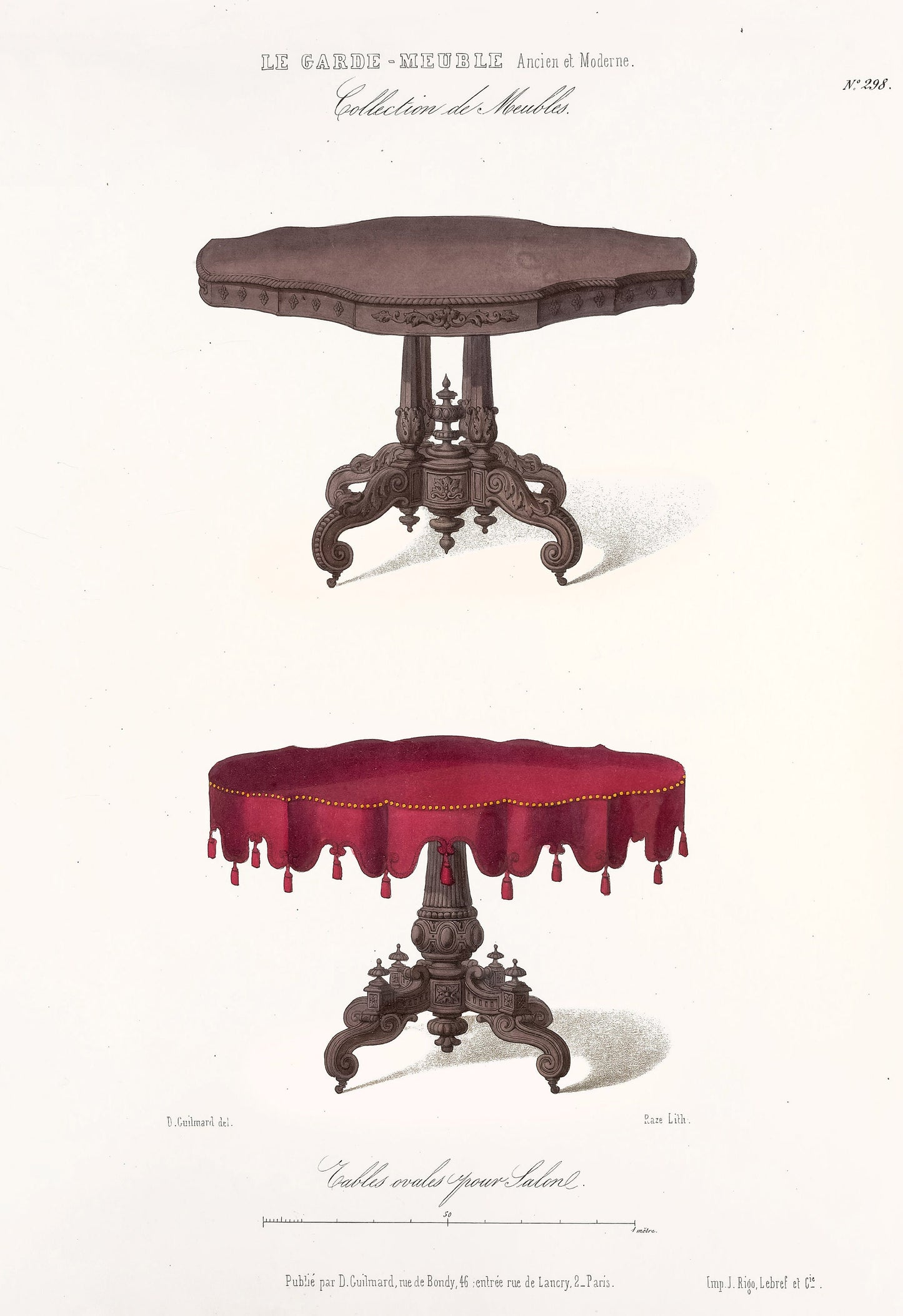French Home Furniture & Decor Illustrations Set 4 [76 Images]