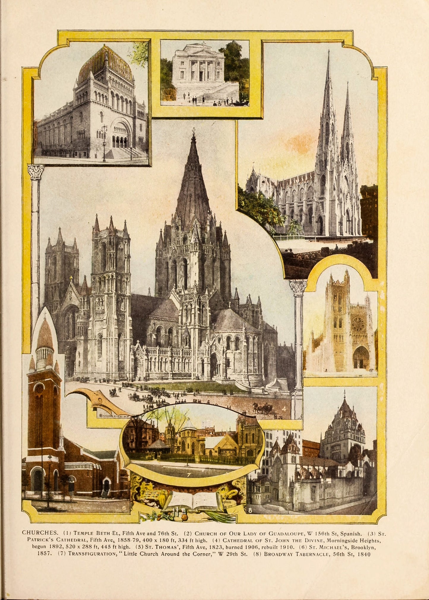 New York Vintage Color Type Postcards [24 Images]
