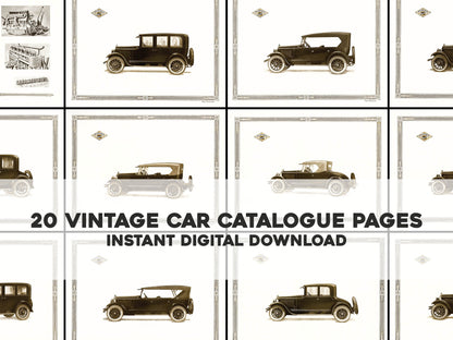Antique Car Catalogue Advertisements [20 Images]