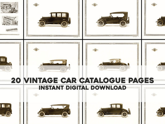 Antique Car Catalogue Advertisements [20 Images]