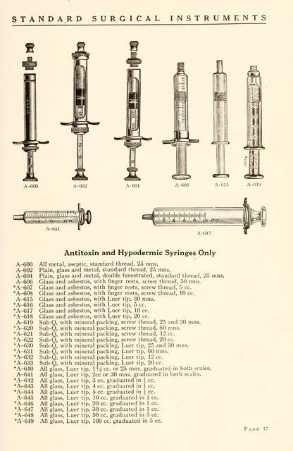 Surgical Instrument Catalogue Pages Set 1 [130 Images]